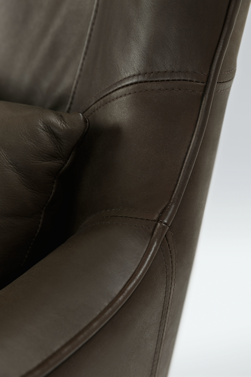 Кресло Greta кожа темно-коричневое SITS GRETA 192450 Венге - Вид №2