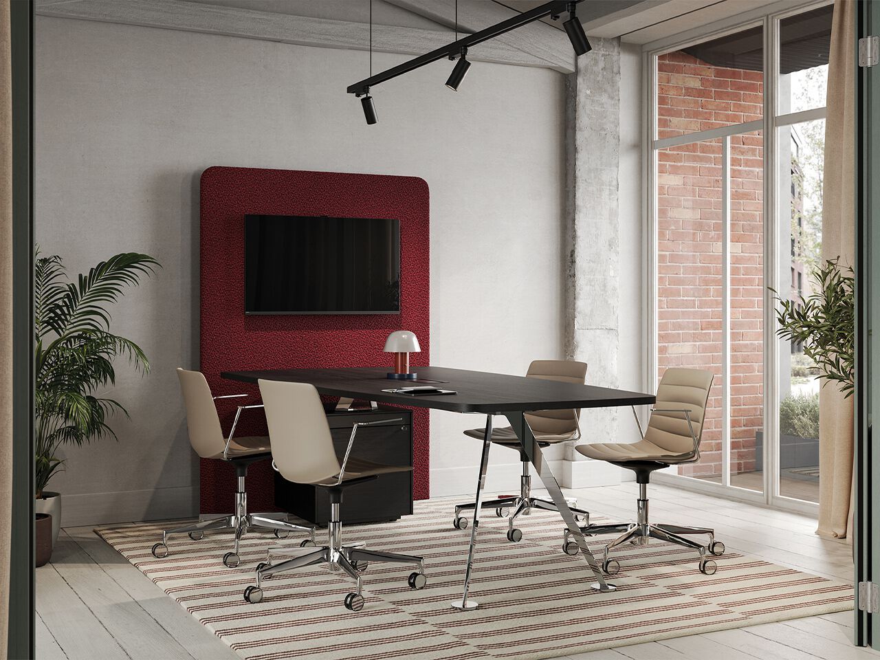 Деревянный стол для мультимедийных совещаний FREZZA Spike ARCH-00141730 - Вид №1