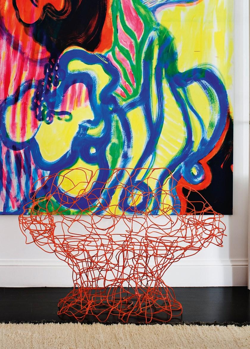 edra Кресло из гнутой вручную проволоки из нержавеющей стали Corallo Col010 - Вид №1