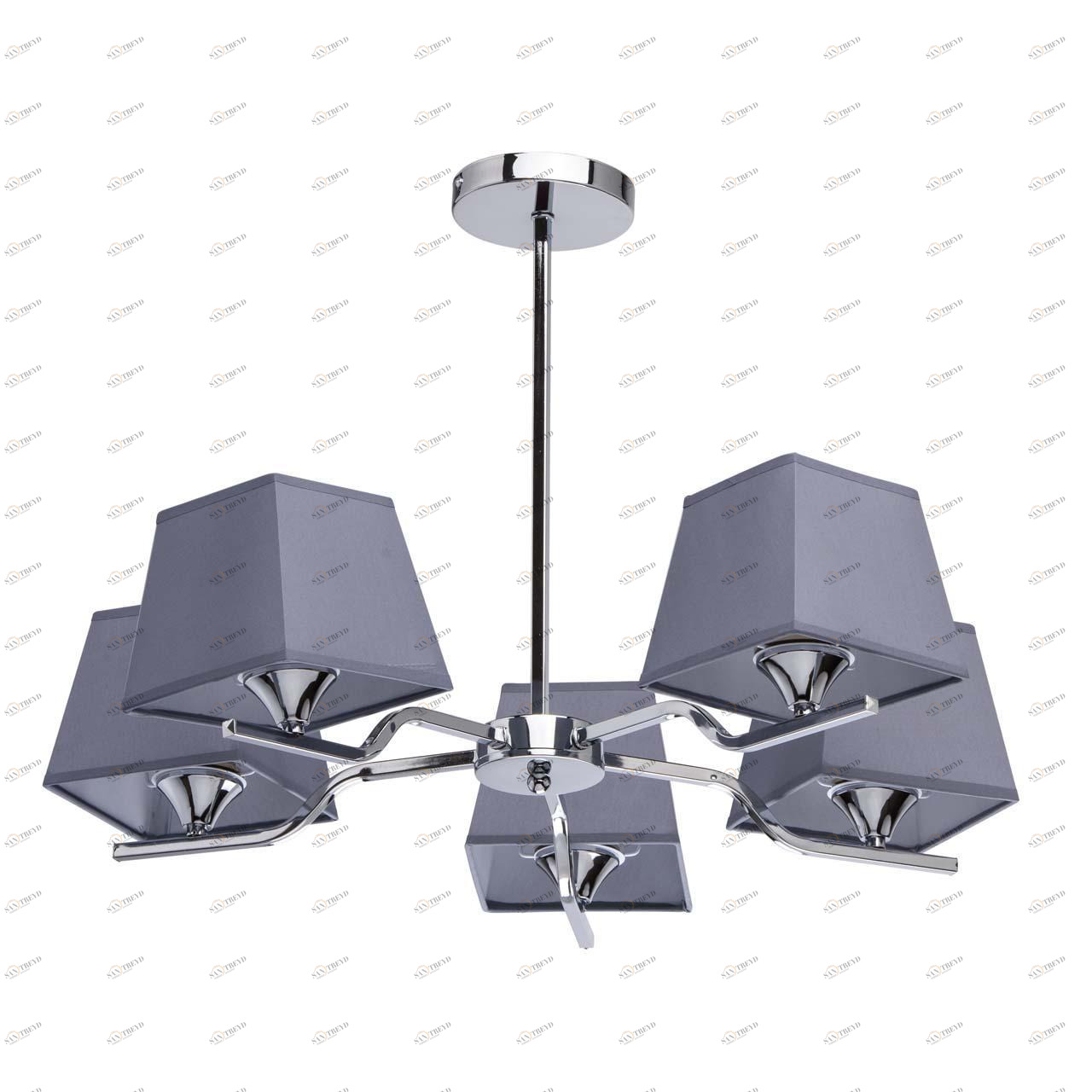 Потолочная люстра De Markt City Конрад 6 667011405 DE MARKT КОНРАД 187952 Серый 