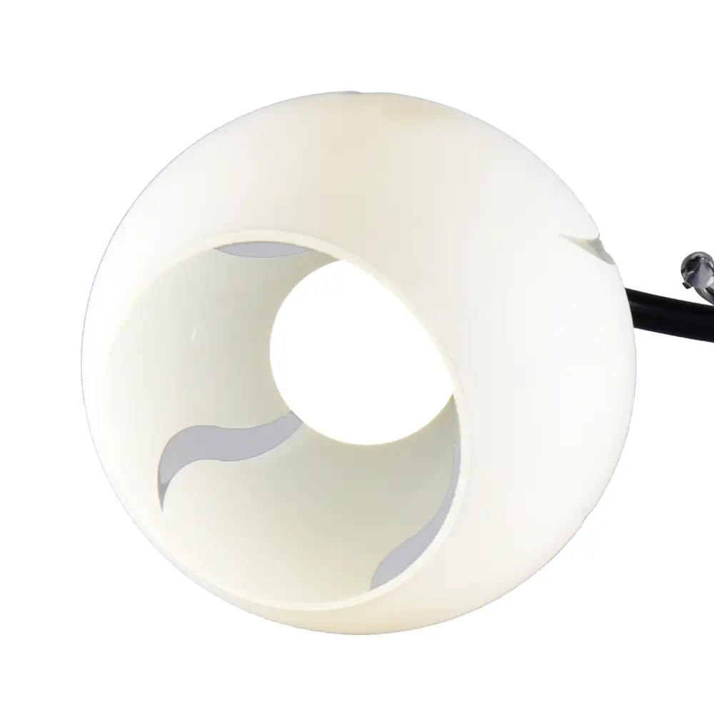 Люстра потолочная Рассвет 3 лампы 9 м² цвет белый КЛЮЧНИК STLM-2138839 - Вид №5