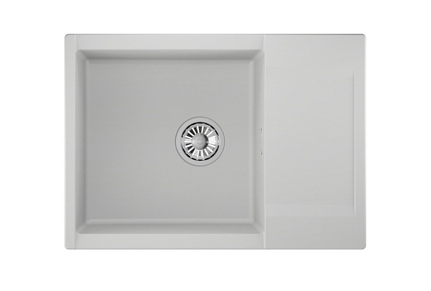 ES-7003, АРКТИК (БЕЛЫЙ), кухонная мойка, кварц, ESTETICA GRANULA 7003-ST257 - Вид №2