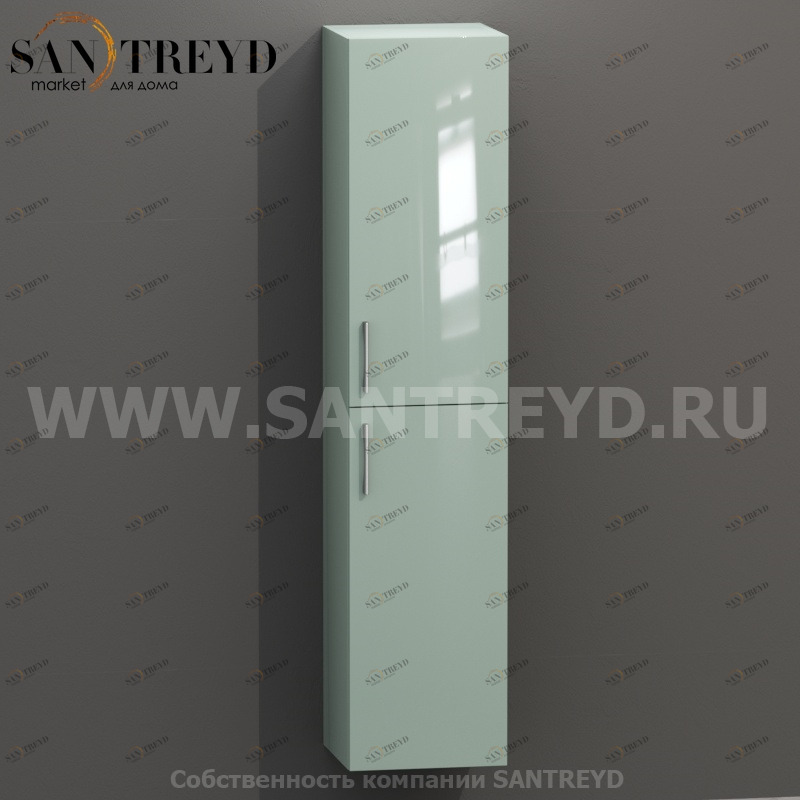 MDC008 Высокий шкаф с двумя створками 160 см синий Globo 4ALL Италия Ceramica Globo