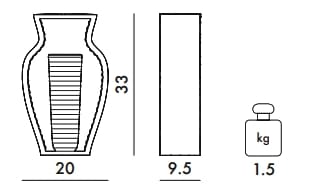 Ваза из ПММА Kartell I SHINE ARCH-00141418 - Вид №41