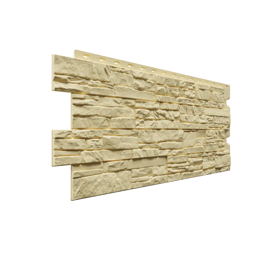 Фасадная панель Docke Сланец 1.19 м 0.44 м² светло-желтый DÖCKE Алтай STLM-2049559 - Вид №1