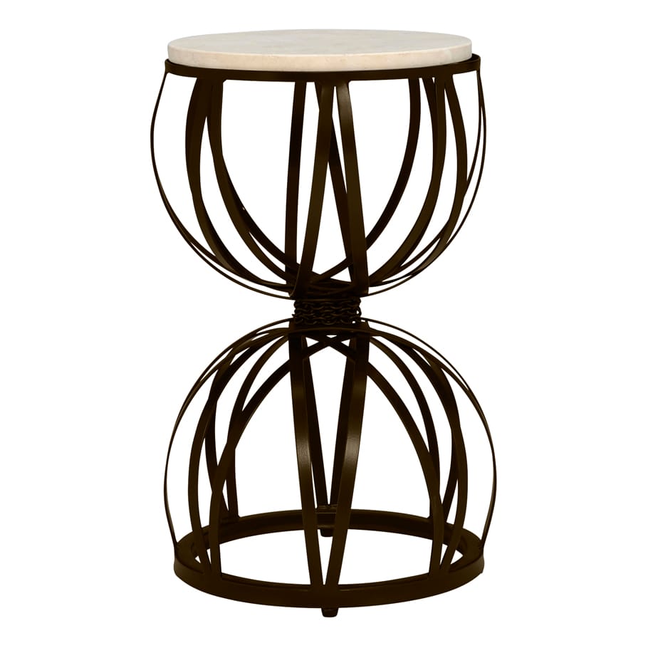 Круглый стол из смолы и нержавеющей стали JANUS et Cie ARCH-00085496 - Вид №3