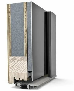 INTERNORM Italia Входная дверь из алюминия и дерева