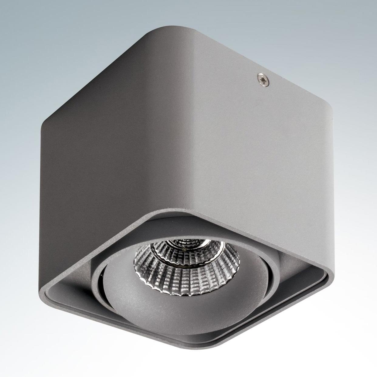 Потолочный светодиодный светильник Lightstar Monocco 052119 LIGHTSTAR MONOCCO 082880 Серый  - Вид №1