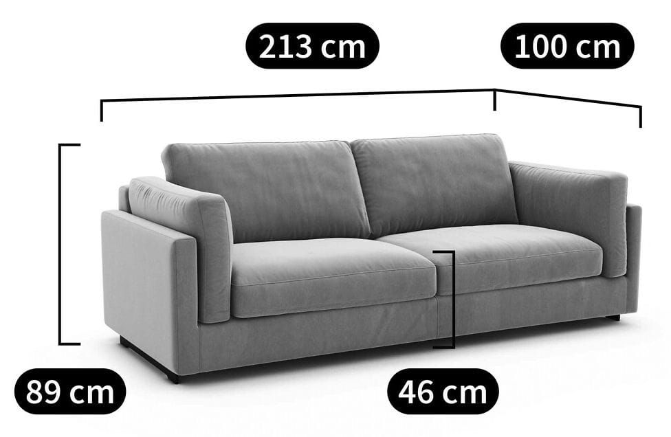 Двуспальный диван-кровать из ткани AMPM CAESAR ARCH-00136374 - Вид №6