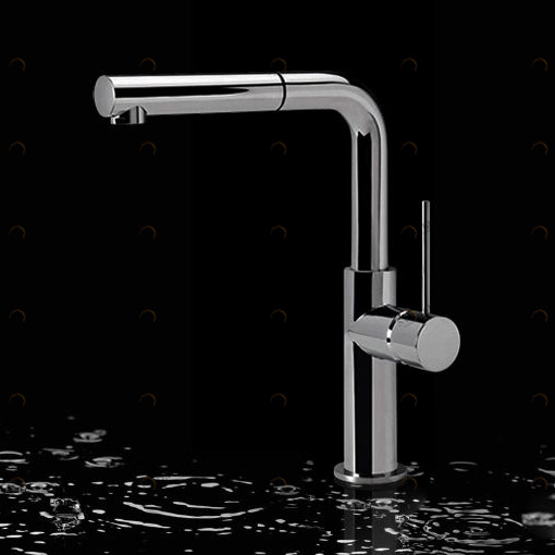 Смеситель однорычажный 7MUMDE01 Geda Nextage Mum с поворотным изливом и душем