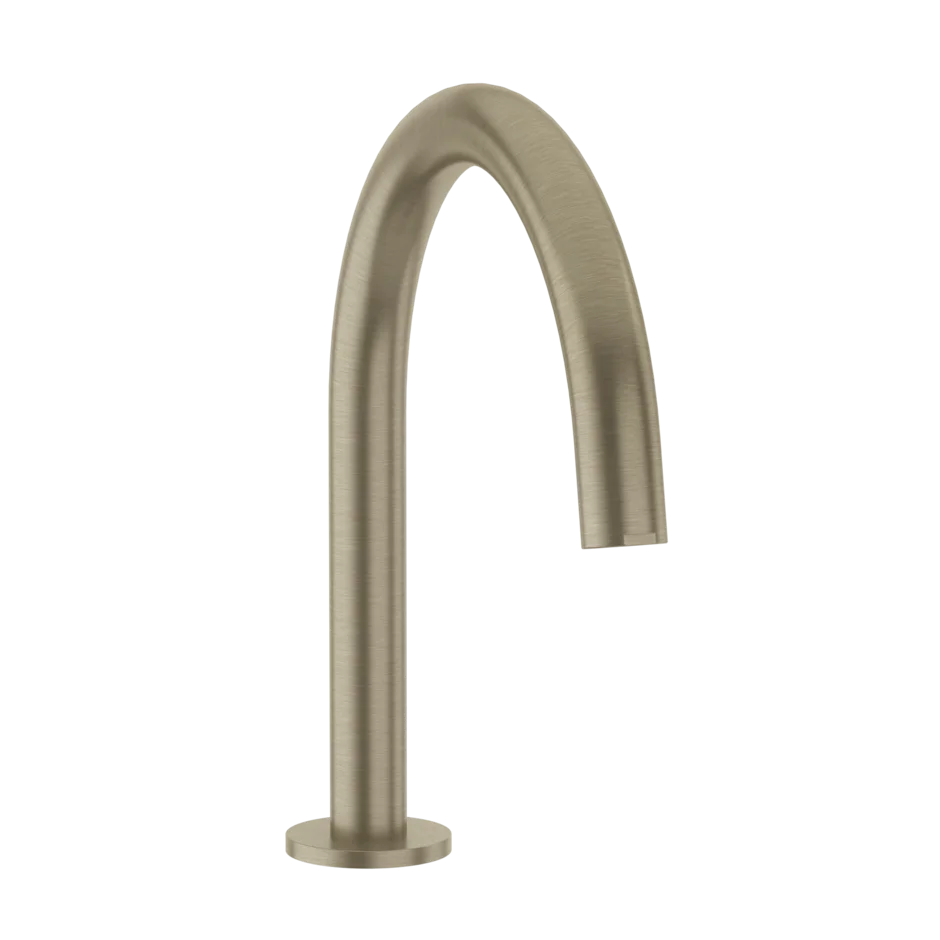 Носик для умывальника 18621 149 Gessi Via tortona МАТОВЫЙ НИКЕЛЬ FINOX 18621149