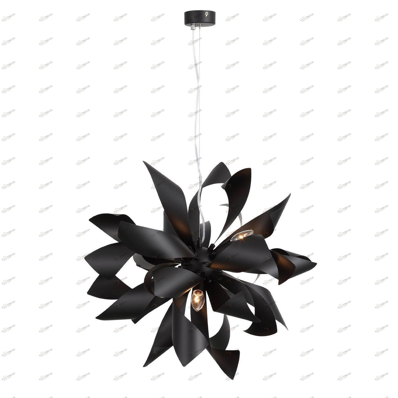 Подвесная люстра ST Luce Spiraglio SL453.403.06G ST LUCE ДИЗАЙНЕРСКИЕ, SPIRAGLIO 138207 Черный 