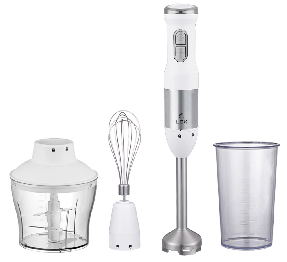 9060102 Блендер погружной Lex LX 10012-1 белый STDN-0065226