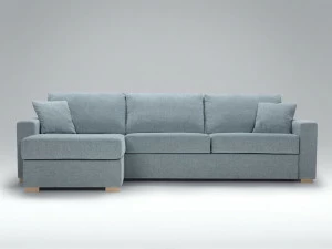 Sits Мягкий 3-местный диван-кровать из ткани с шезлонгом Lukas