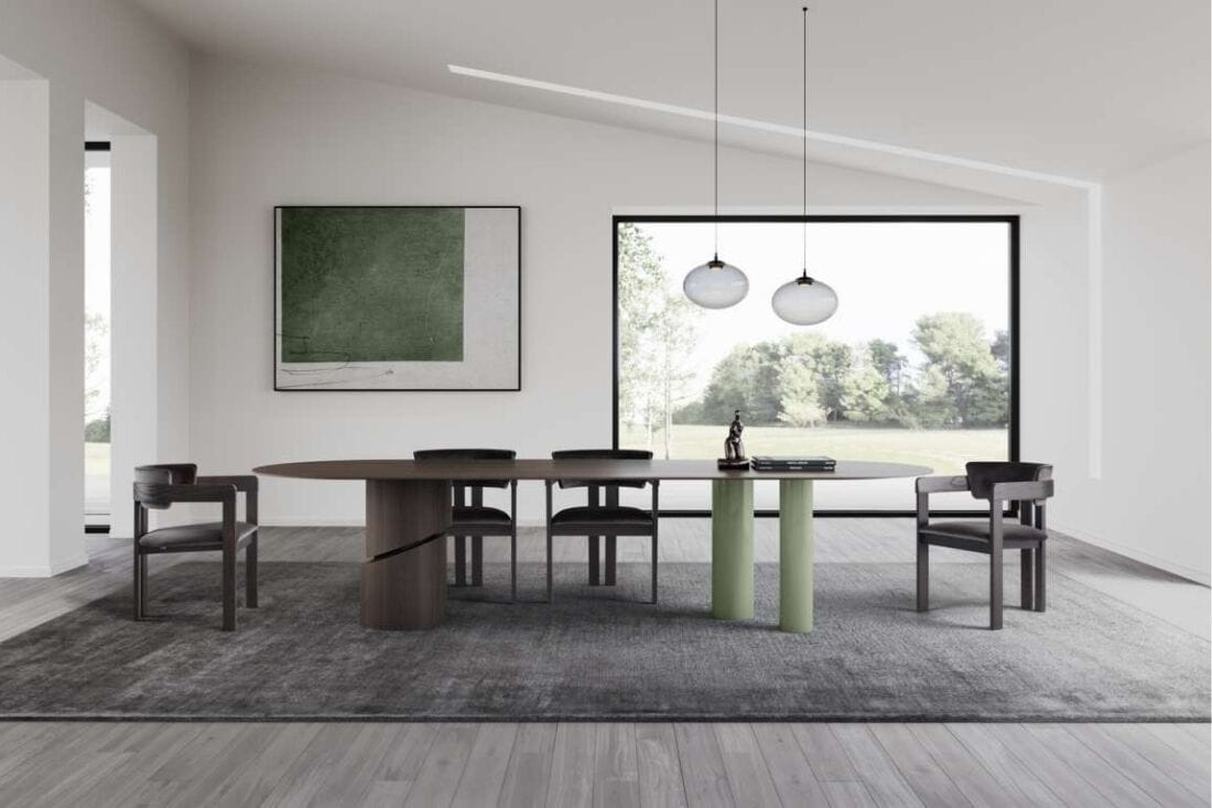 Овальный обеденный стол Pacini & Cappellini Goemon ARCH-00137090