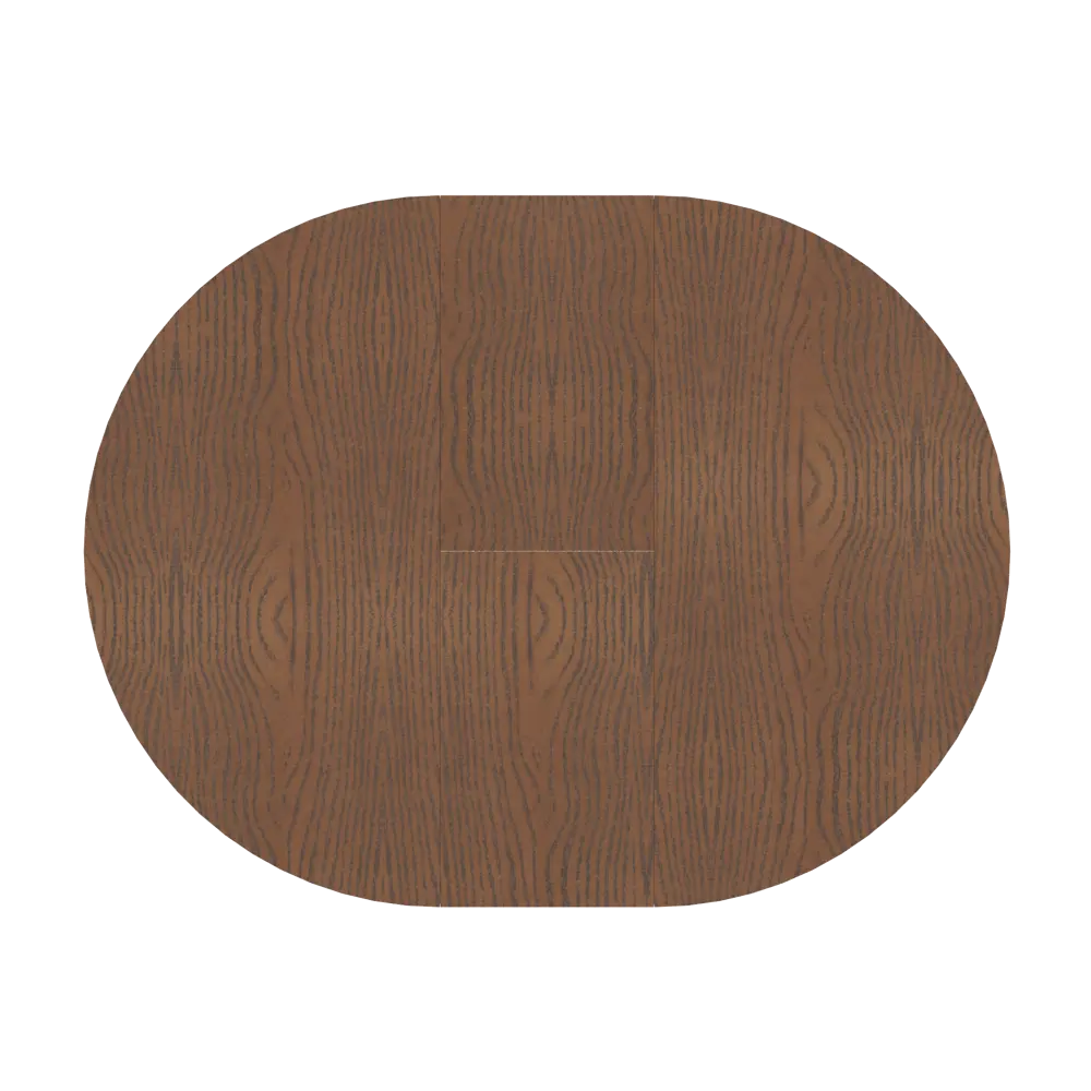 Стол обеденный Монреаль Т1 раскладной 100-130x77x100 см круг МДФ цвет орех Santreyd STLM-2181735 - Вид №6