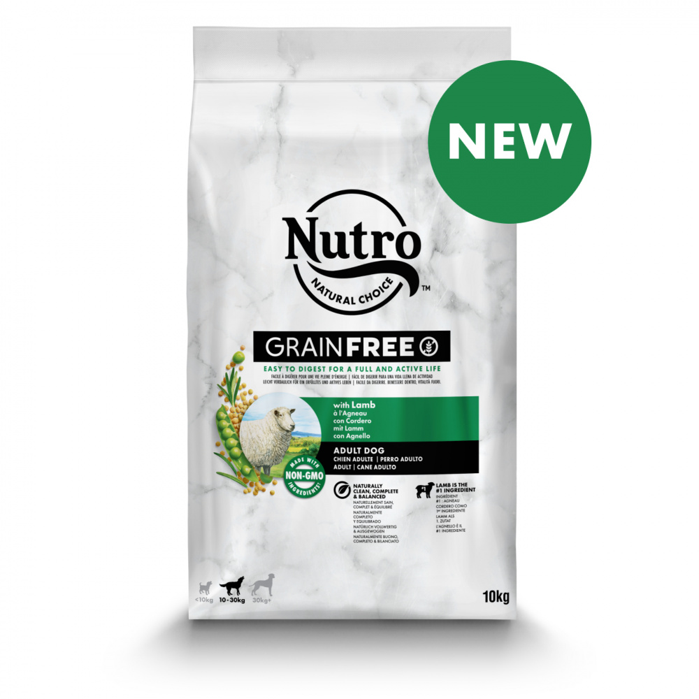 ПР0059451 Корм для собак для средних пород с ягненком и экстрактом розмарина сух. 10кг NUTRO  - Вид №1