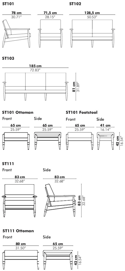 BuzziSpace Подставка для ног из ткани Buzzinordic sun-id-1427923 - Вид №2
