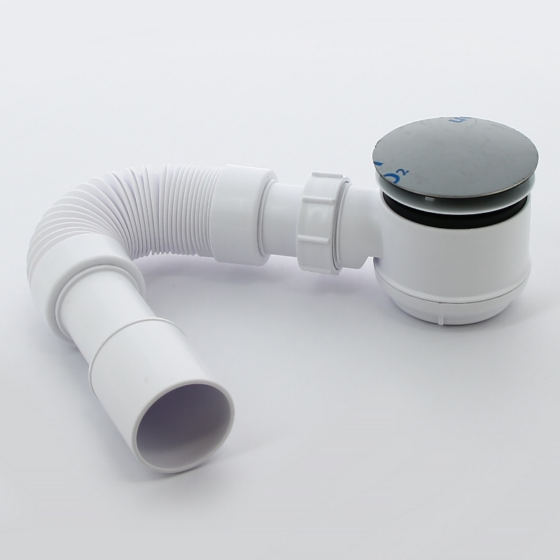 Сифон McAlpine бутылочный для поддона 50-75 мм с выпуском высота трапа 65 мм выход D=40/50 мм MRS6CSLF65 - Вид №3