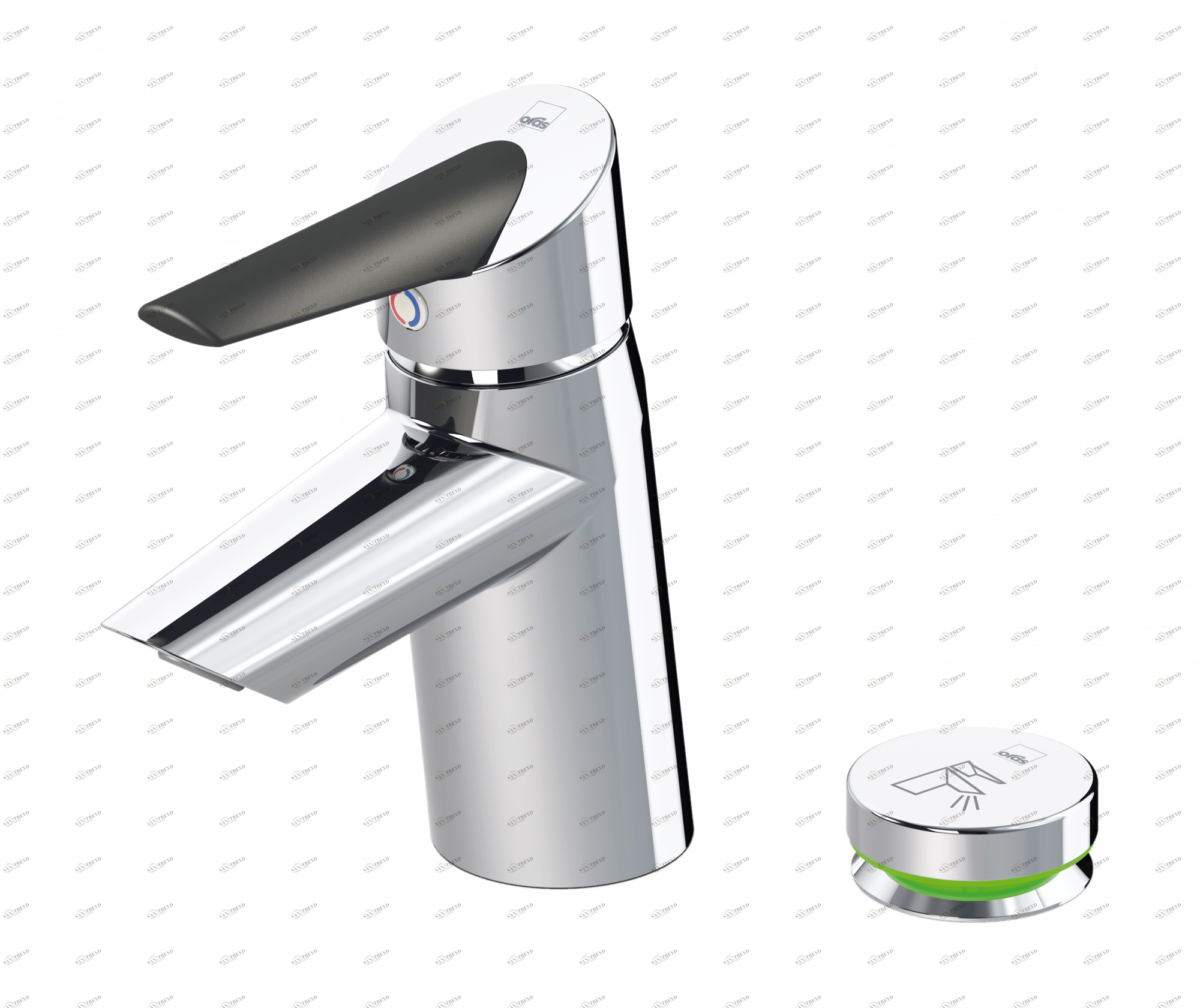 Oras 2701FT Смеситель для умывальника, 230/5 V 2701FT Optima Хром 