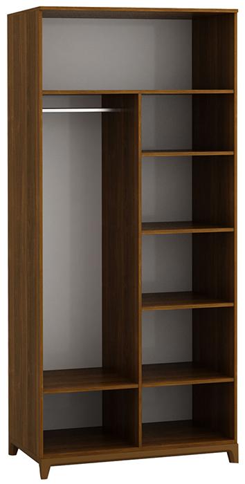 1416 Шкаф двухстворчатый с зеркалами Сканди Сапфир R-HOME 4009262h_Сапфир - Вид №1