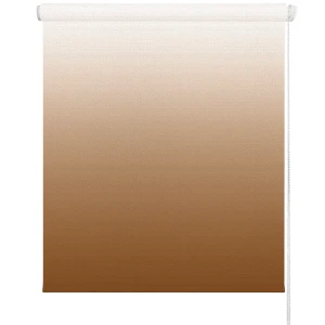 Штора рулонная Градиент 40x170 см цвет бежево-белый