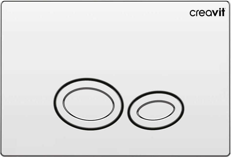 GP2004.00 Кнопка для инсталляции DROP хром глянец Creavit Drop - Вид №1