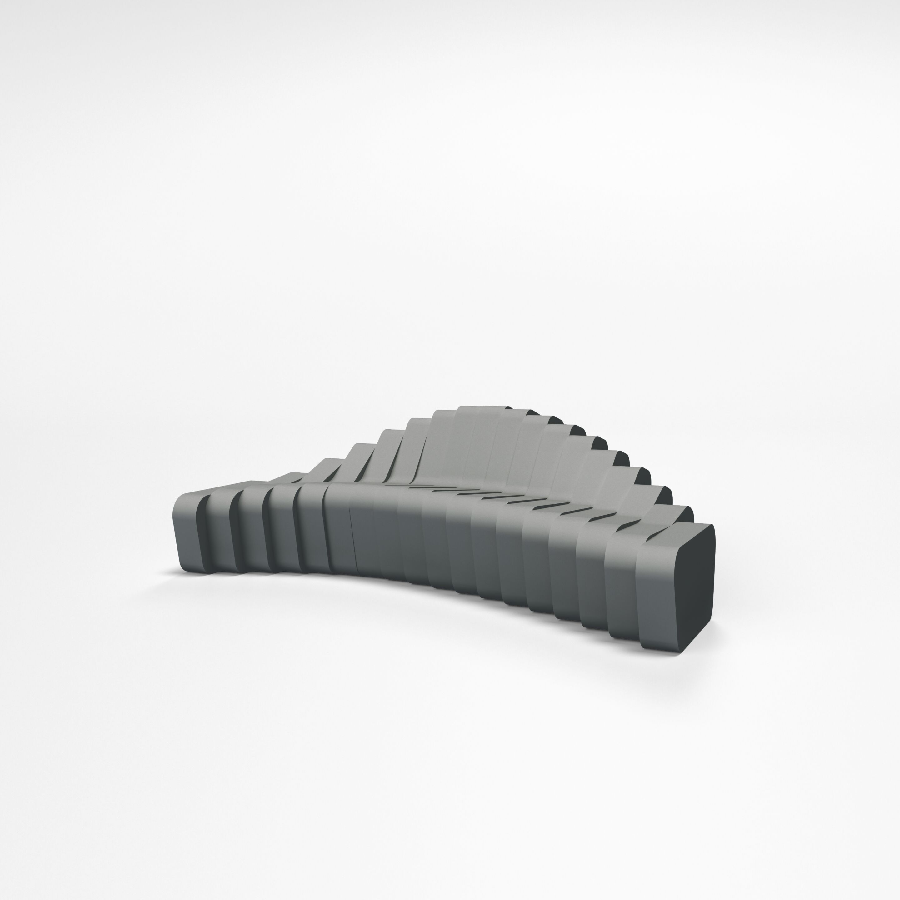 Модульный изогнутый диван с пенопластовым покрытием SIXINCH Cliffy ARCH-00045746 - Вид №7