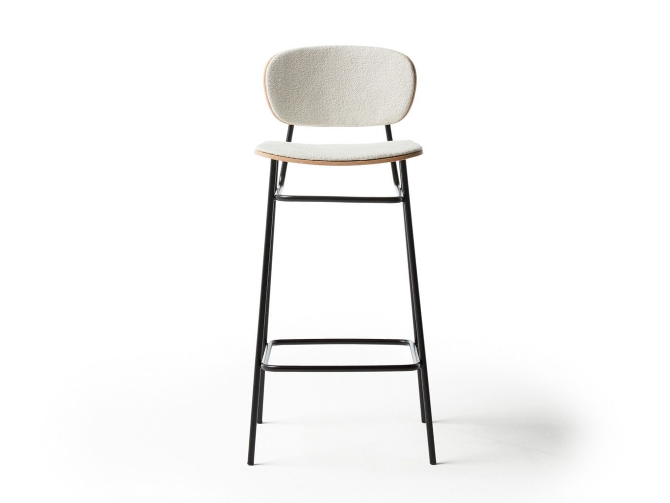 Высокий табурет с мягкой подкладкой из ясеня Blasco&Vila Fosca ARCH-00070708