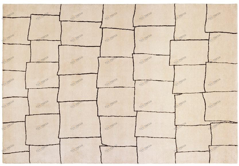 ASPLUND Ковер прямоугольный ручной работы с рисунком Platinum sun-id-1383959