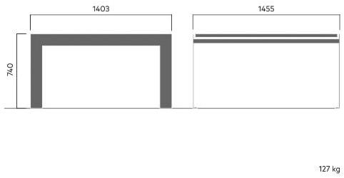 VESTRE Стол для общественных мест из стали и дерева Vroom sun-id-1415752 - Вид №15