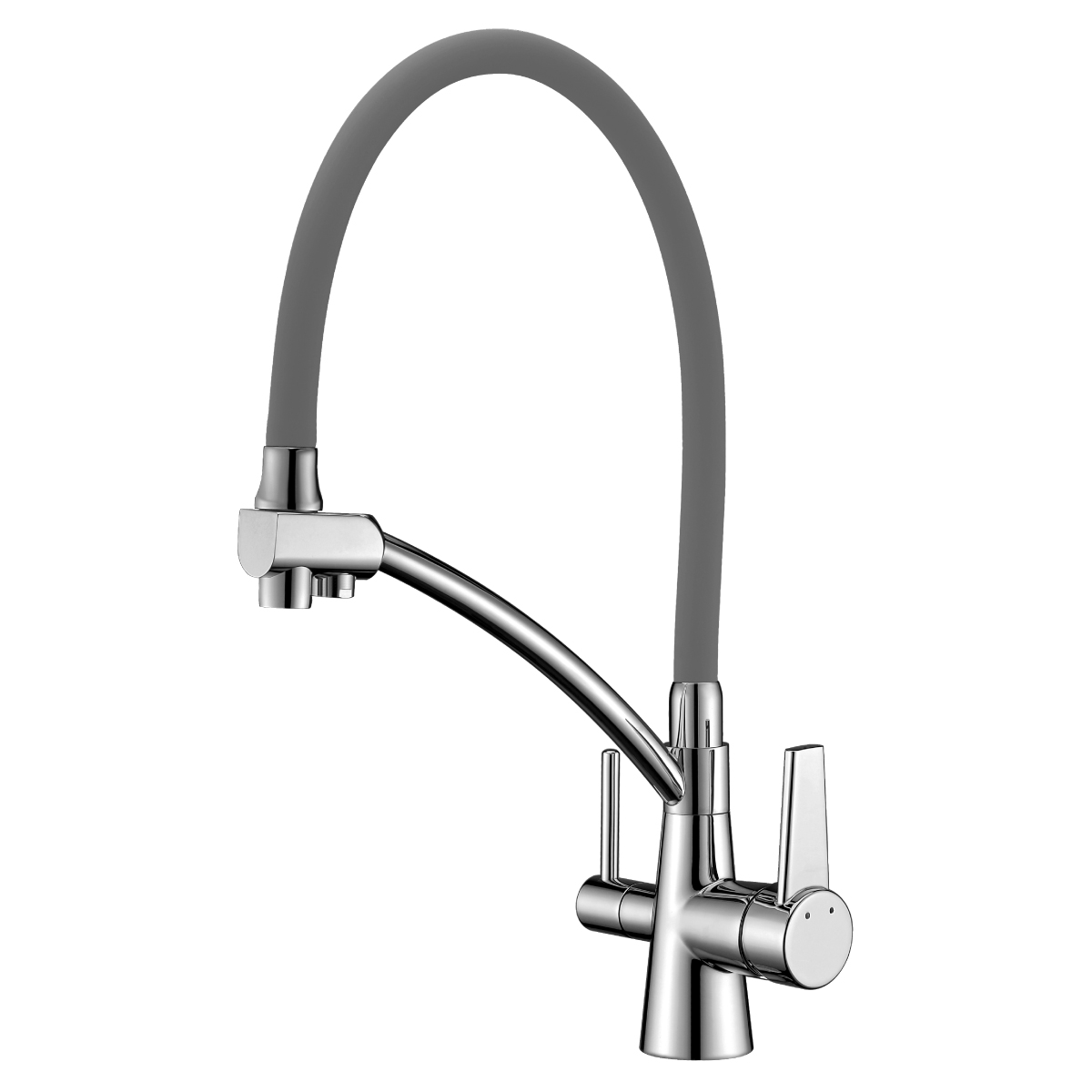 LM3071C-Gray Смеситель Comfort LM3071C для кухни с подключением к фильтру с питьевой водой LEMARK COMFORT - Вид №2