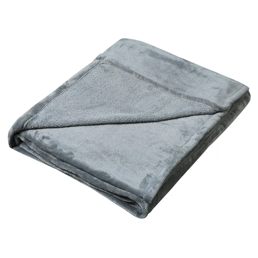 Плед First Granit2 140х200 см велсофт цвет гранит СТОЛИЦА ТЕКСТИЛЯ STLM-2178227 - Вид №2