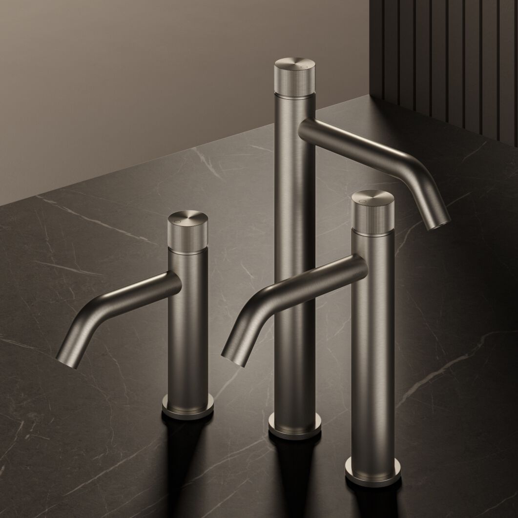 Однорычажный смеситель для раковины из нержавеющей стали Amphora катушка ARCH-00002605 - Вид №1