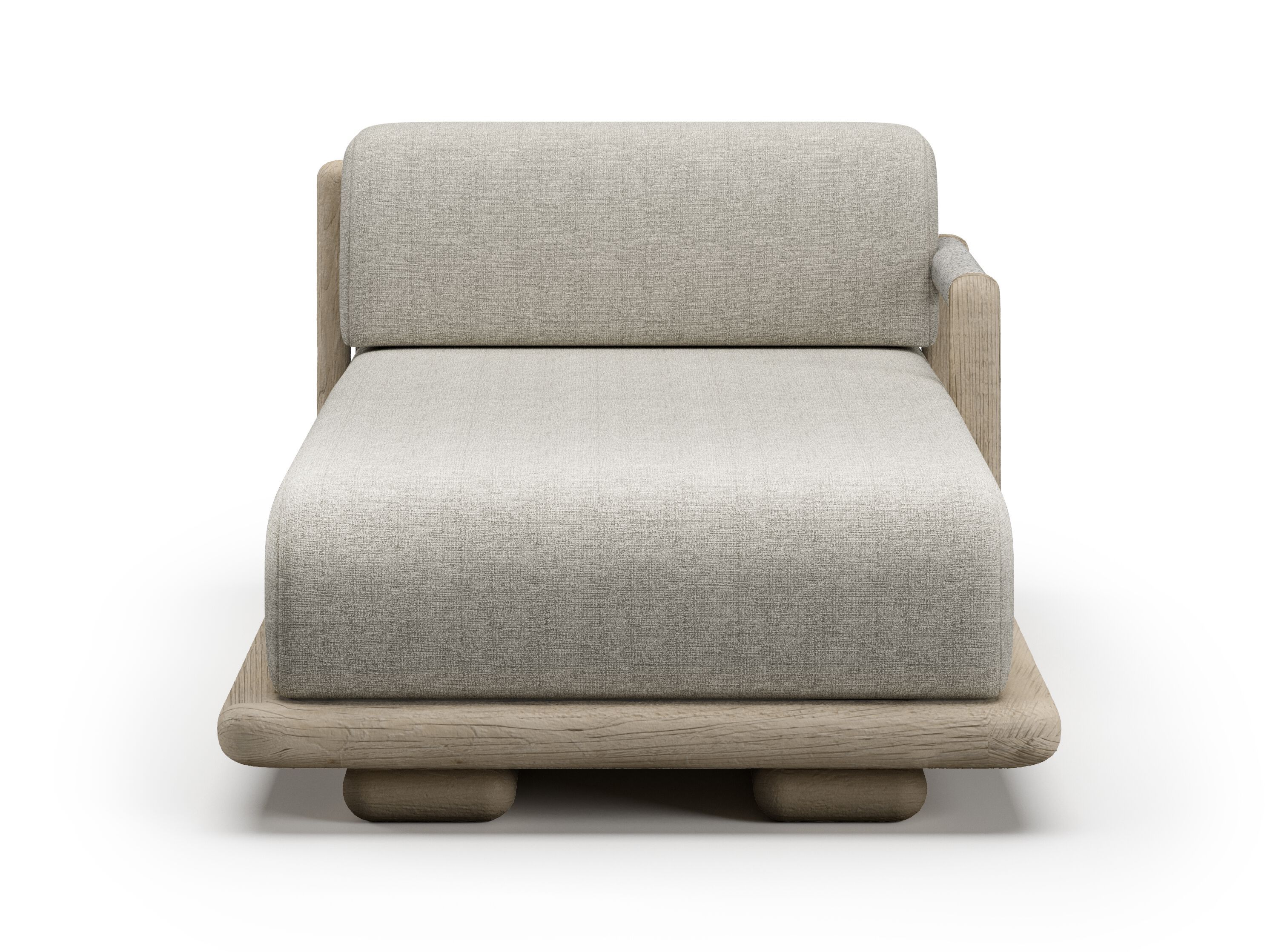 Ткань мягкая Садовая спальная кровать с подлокотниками SNOC Caleo ARCH-00058648 - Вид №4