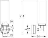 Emco Bad Настенный светильник для ванной Eposa 0890 001 00 - Вид №6