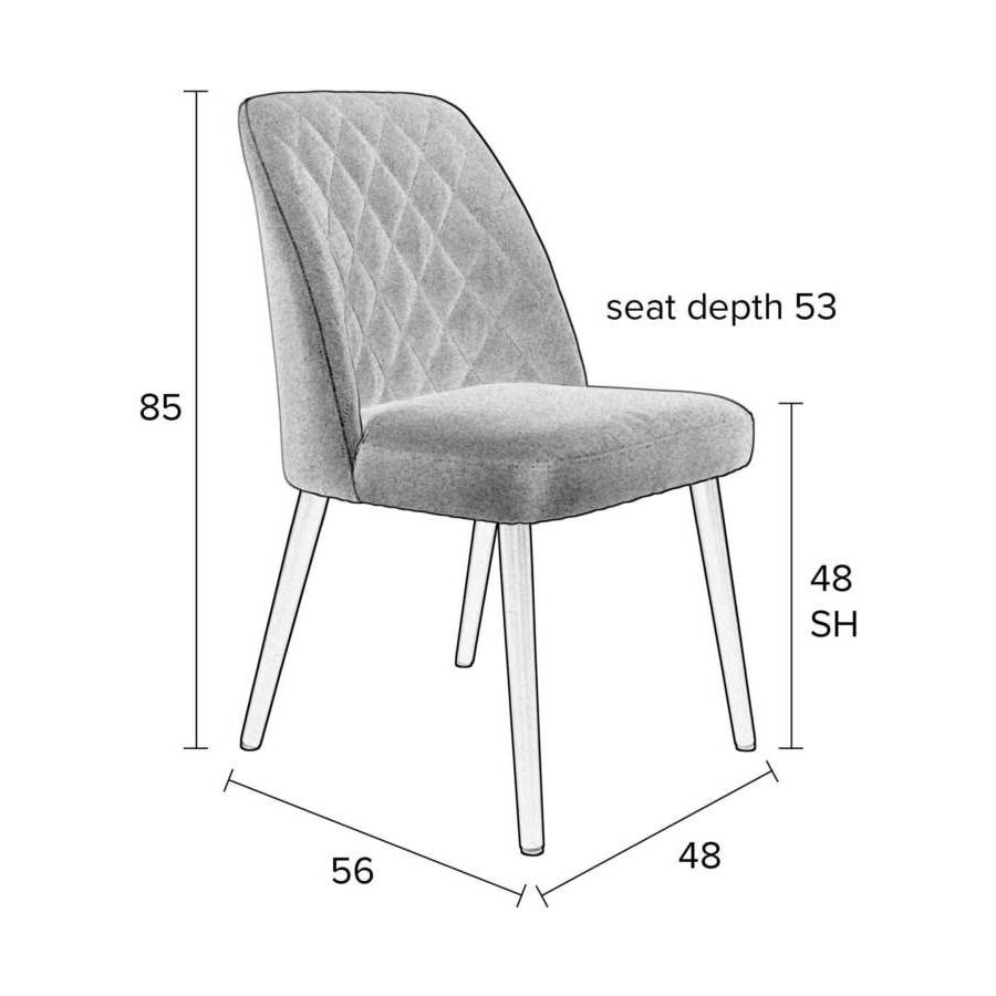 Кресло Conway бежевый White Label Living 1100332 - Вид №9