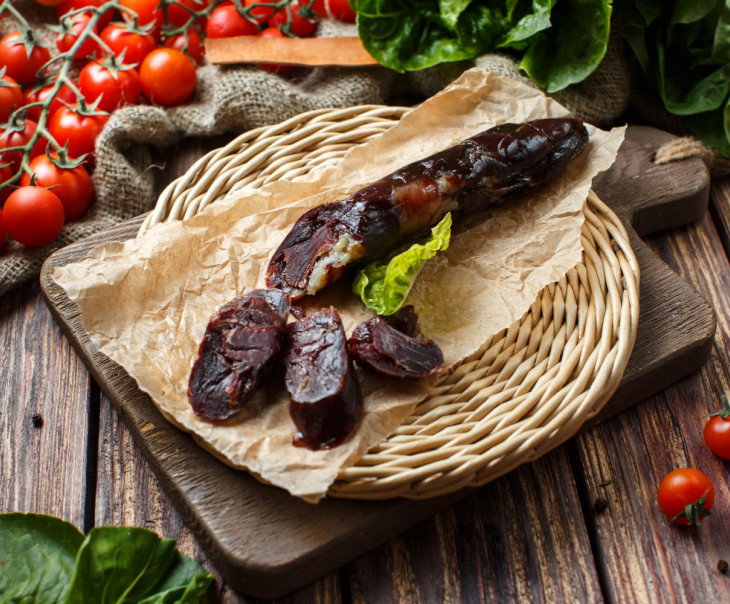 4708 Казы сыровяленый "Халяль", подарочный Вкусляндия 