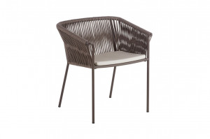 107175 Кресло с высокой спинкой Point Weave