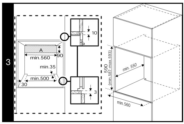 9075132 Электрический духовой шкаф Beko BBIM13301B черный STDN-0045216 - Вид №12