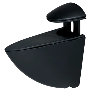 Полкодержатель Пеликан 70x27x60 мм ЦАМ цвет черный