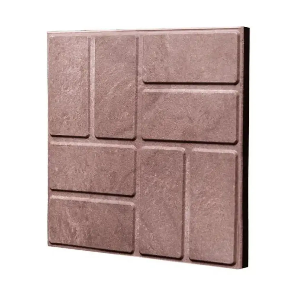 Плитка тротуарная полимер-песчаный композит 25x25x2 см коричневый Santreyd STLM-2159044 - Вид №2