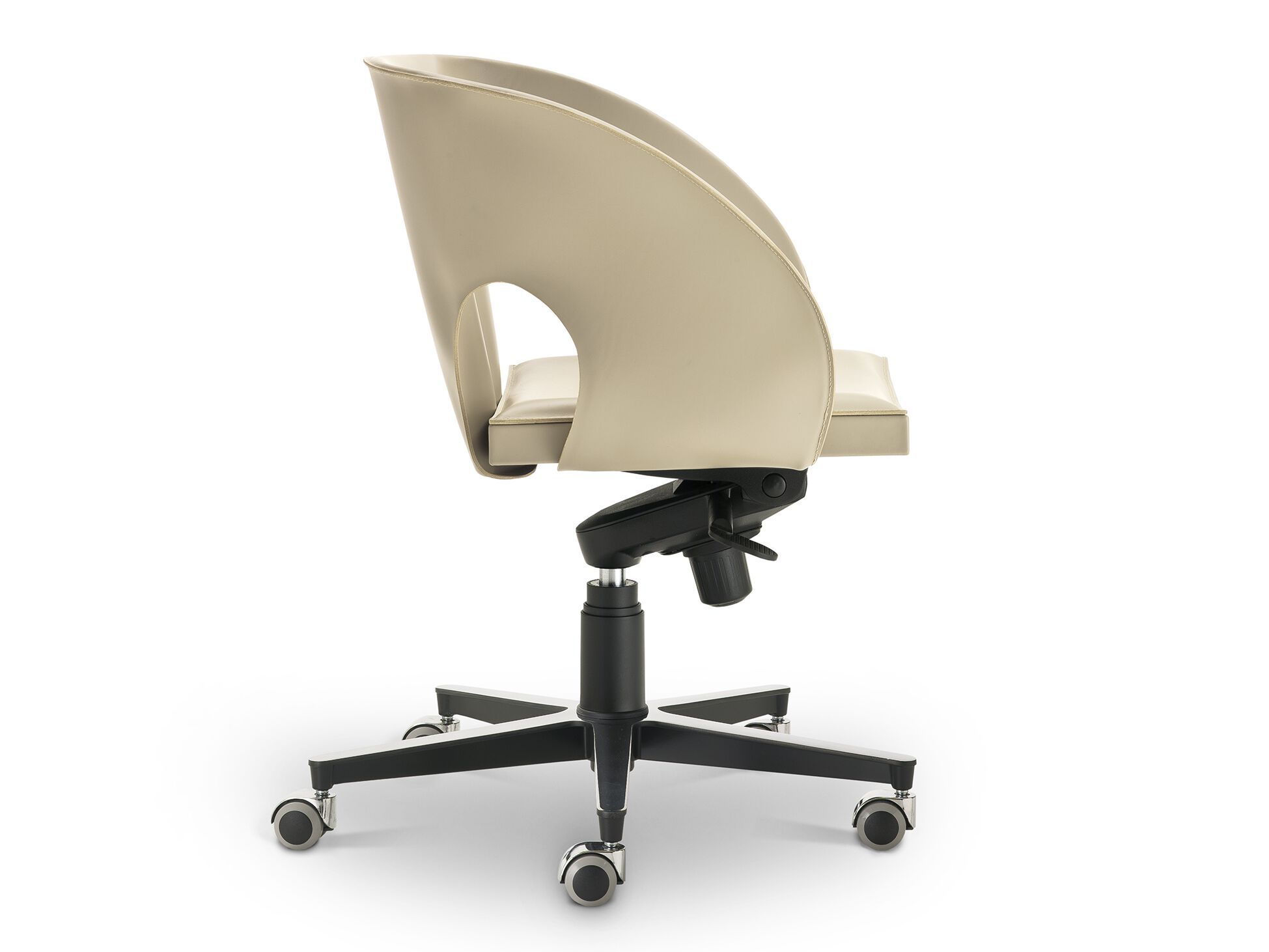 Кожаный поворотный операционный офисный стул с колесами i 4 Mariani вуаль ARCH-00046523 - Вид №1
