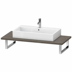 DS104C05151 DuraStyle Консоль для накладной и встраиваемой сверху раковины компакт Сосна коричневая, декор