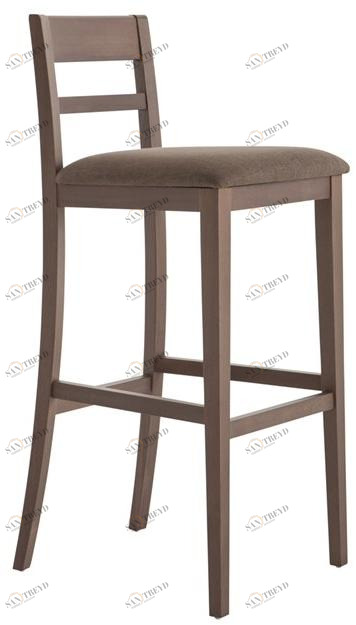 Palma Высокий табурет из бука со спинкой Corinne 490ei.i2