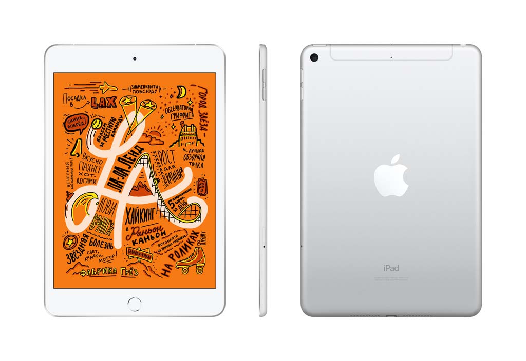 MUXD2RU/A Ipad mini wi-fi + cellular 256gb - silver Apple Santreyd  - Вид №1