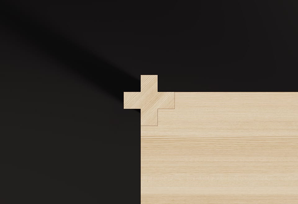 Твердый деревянный низкий дневной офисный книжный шкаф Citterio инкрустация ARCH-00060038 - Вид №1