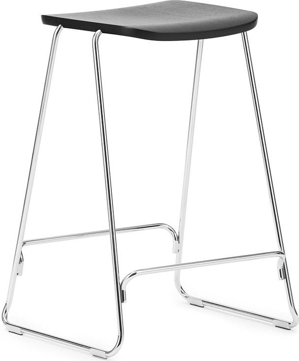 602556 Barstool 65 см Черный Дуб / Хром Normann Copenhagen Just