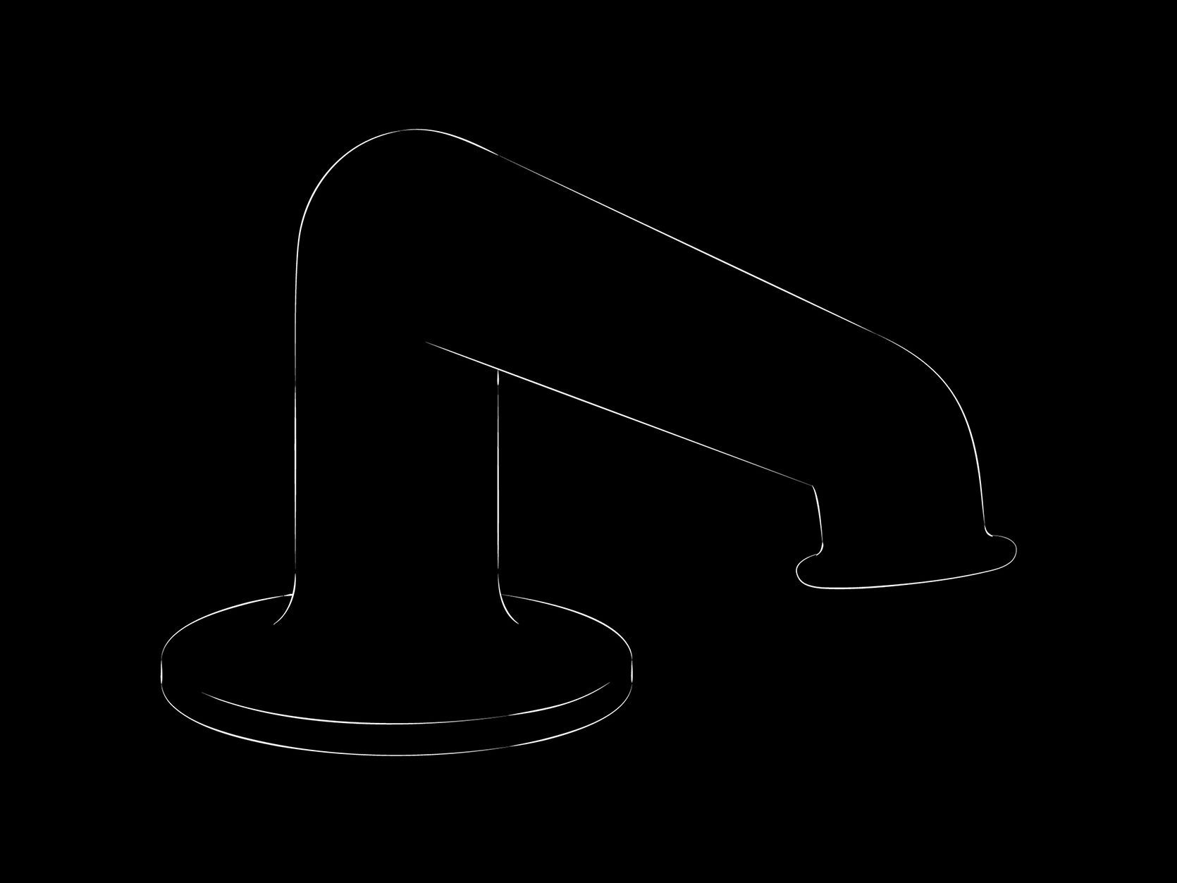 Смеситель для раковины с одним отверстием Fantini Rubinetti Flora ARCH-00059112 - Вид №2