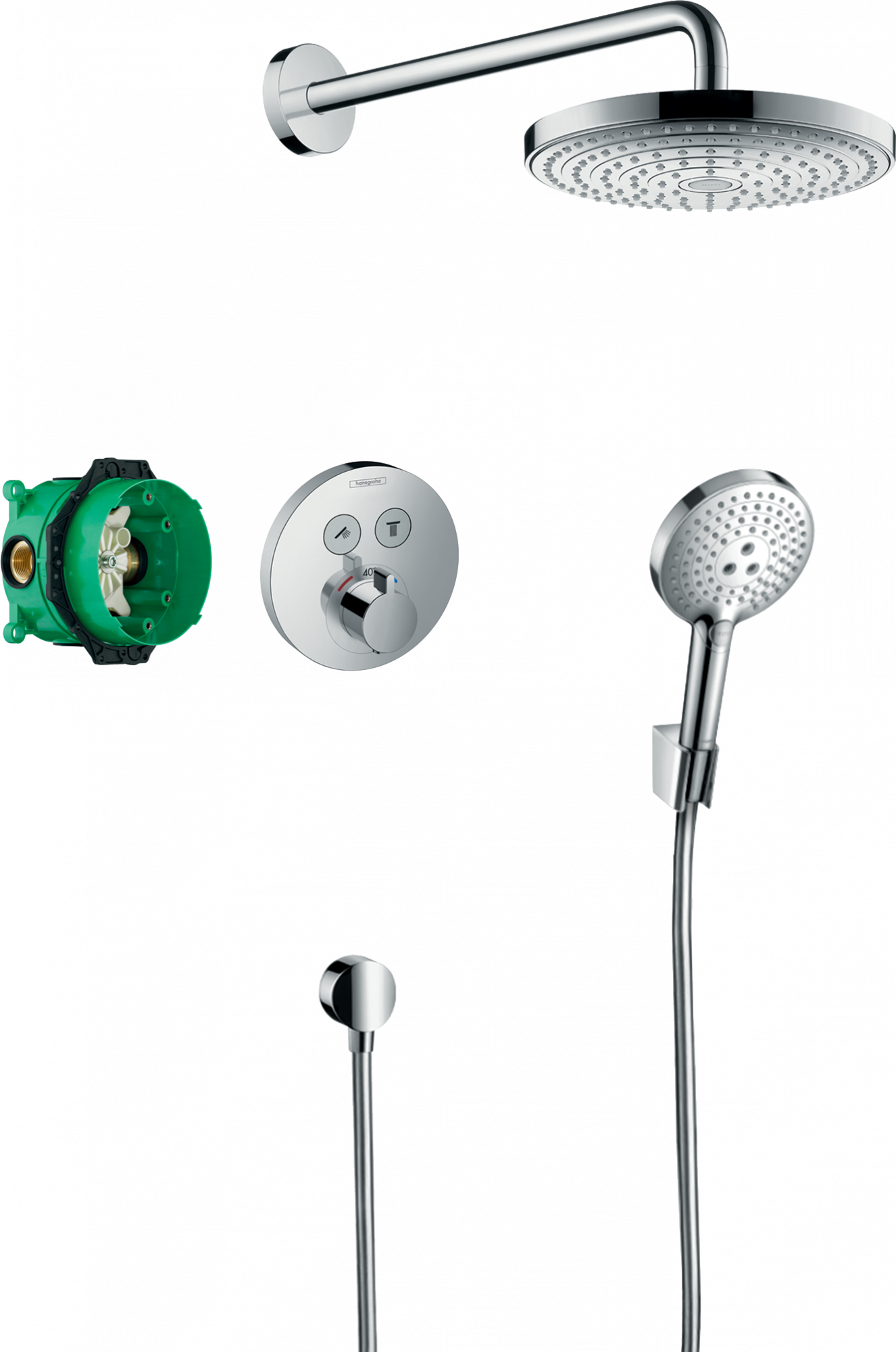 27297000 Raindance Select S Душевая система скрытого монтажа с термостатом ShowerSelect S Hansgrohe 